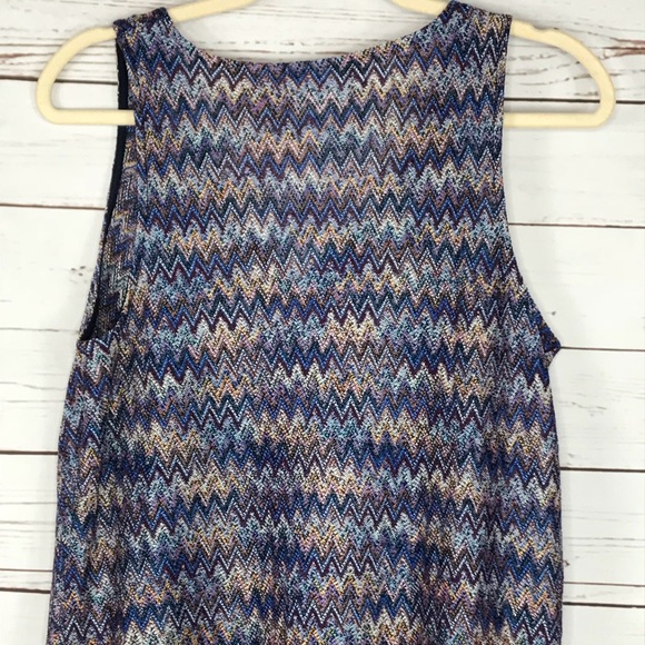 Anthropologie Maeve Chevron Print Westwater Dress - Picture 6 of 10